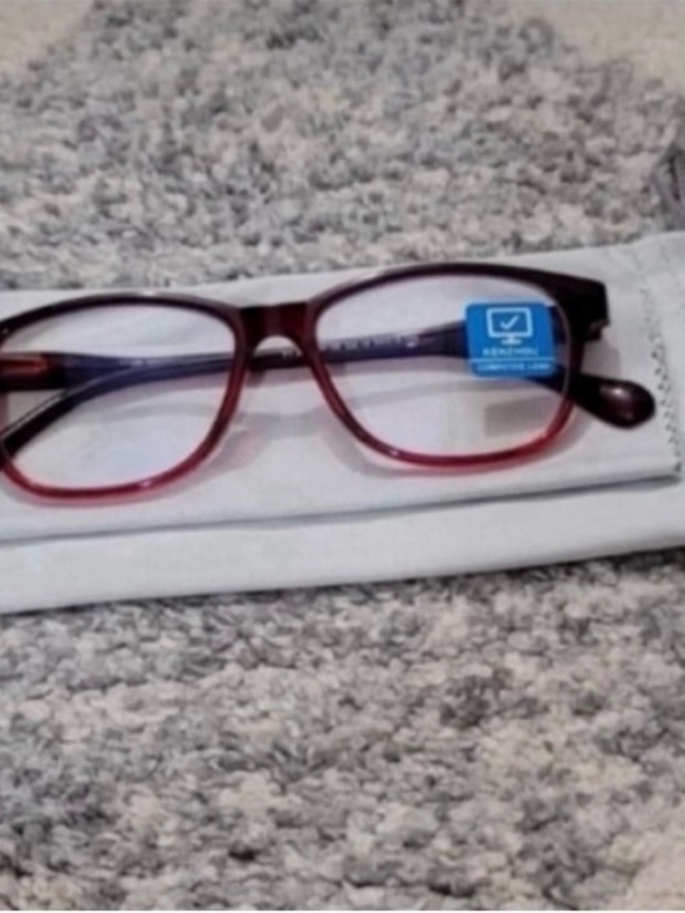 NWT Wine Gradient Blue Light Blocking Computer Glasses